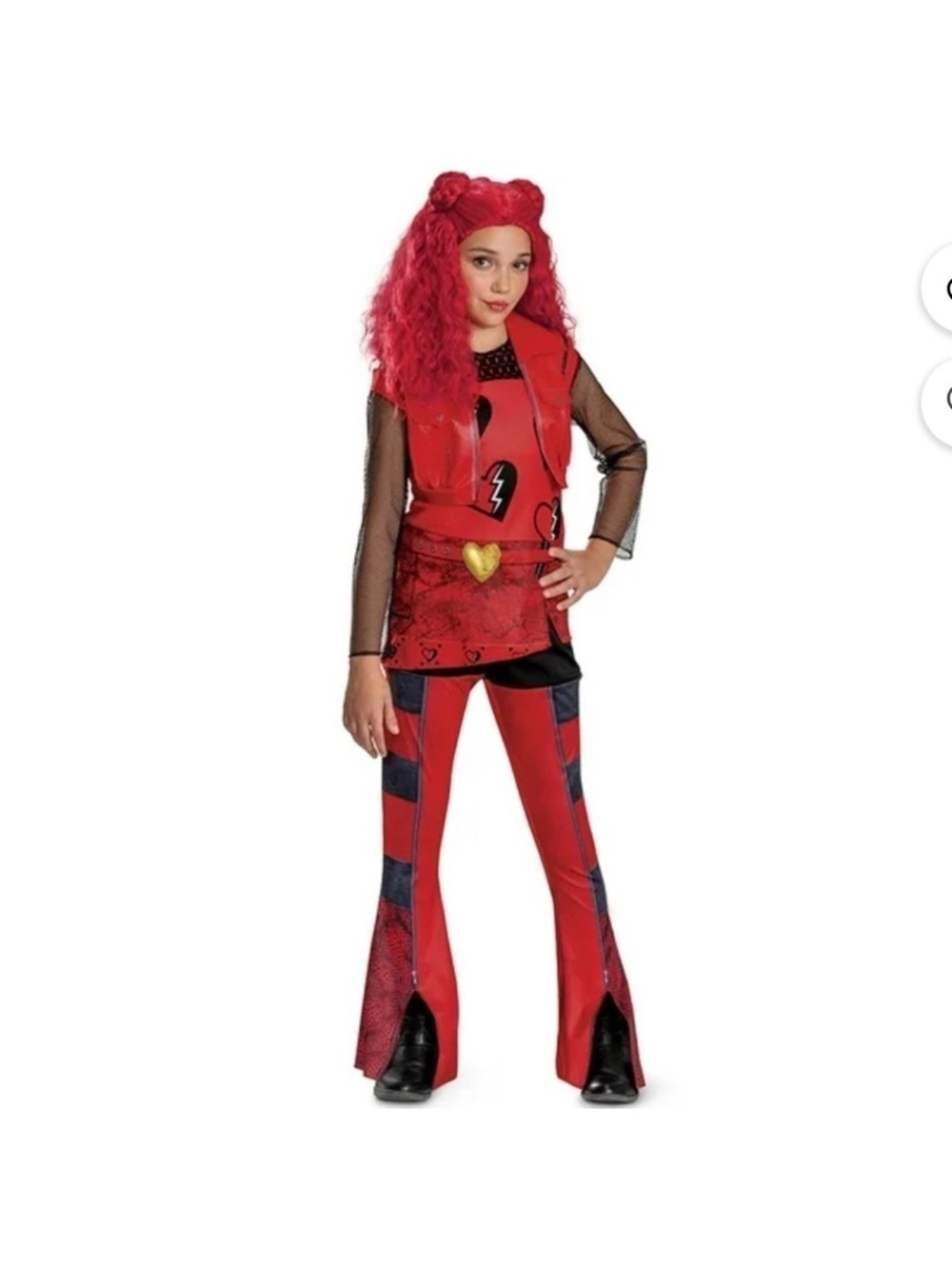 Disney Descendants The Rise of Red Kids Costume Child small 4-6 new